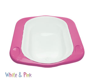 Ergo Bath in White and Pink