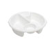 Top 'n' Tail Circular Wash Bowl in White