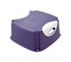 Contoured Step-up Stool in Plum and White