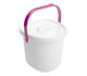 Nappy Pail in White and Pink